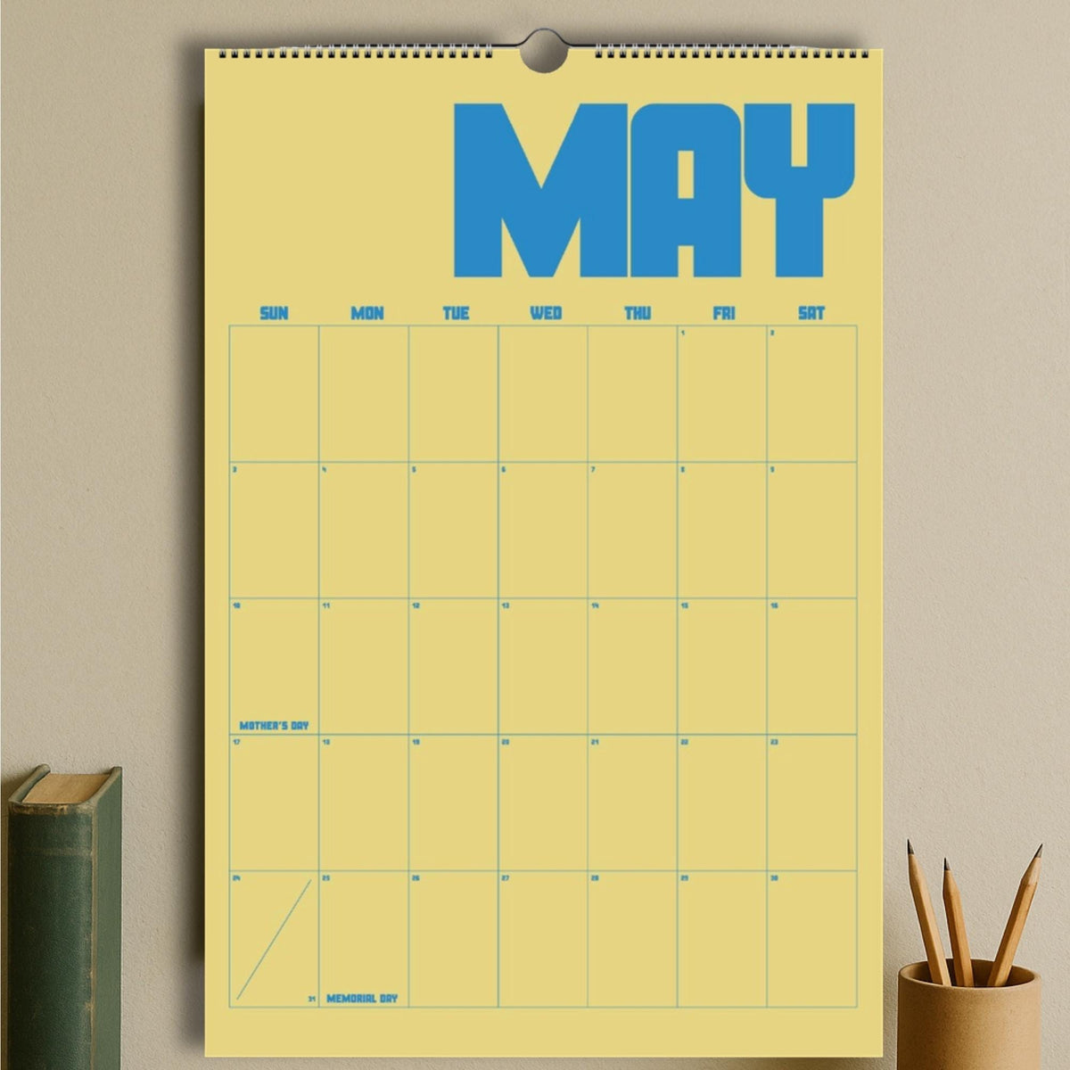 2026 Retro Wall Calendar — Modern Vintage — photo 2