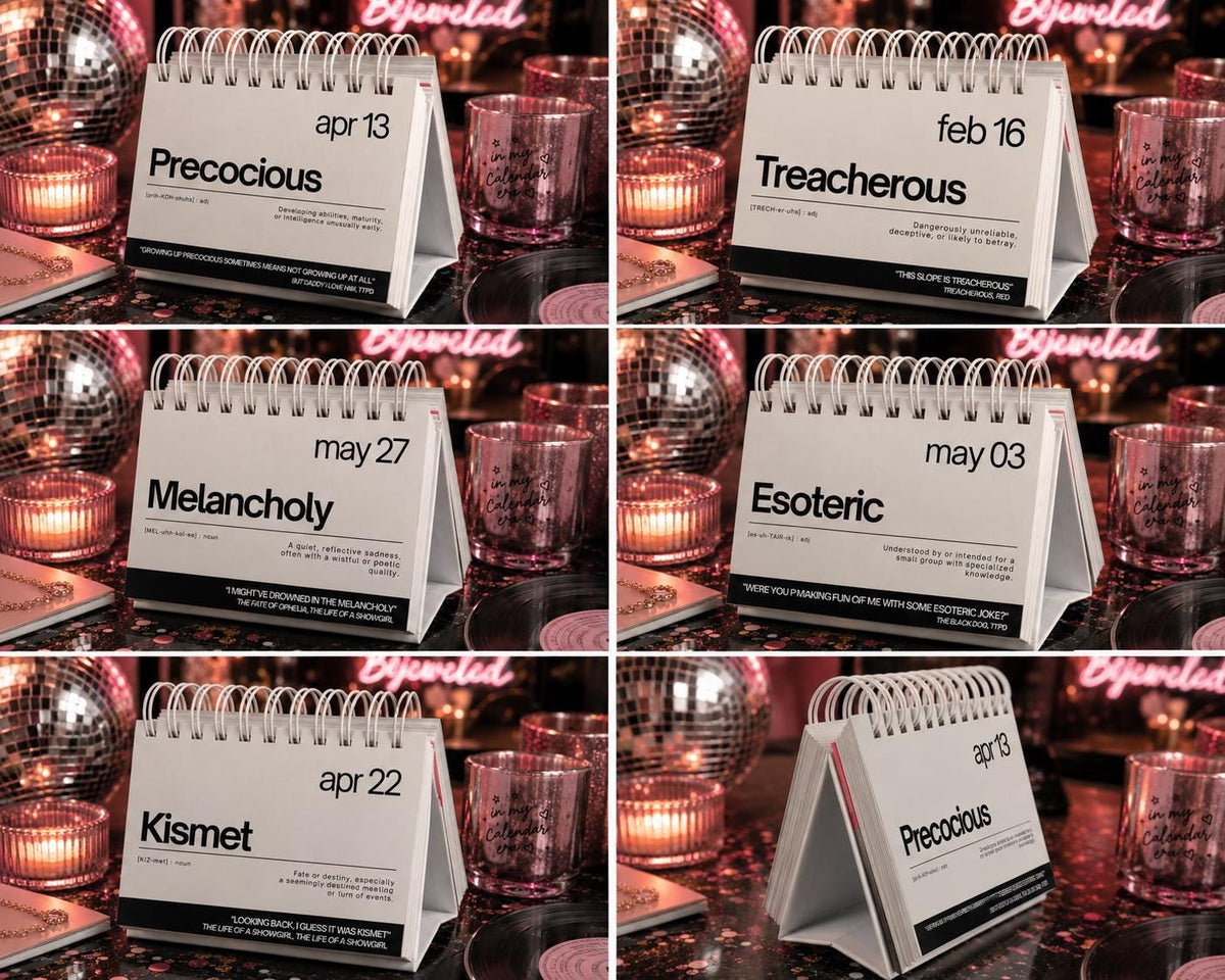 365-Day Lyrical Dictionary Desk Calendar — Preorder — photo 4