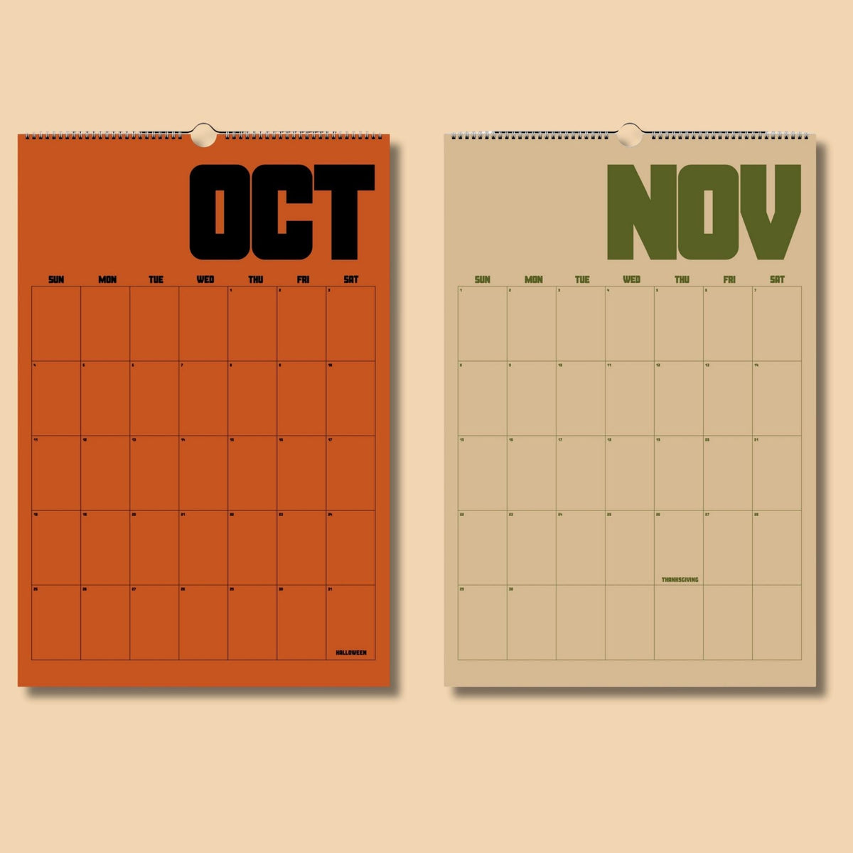 2026 Retro Wall Calendar — Modern Vintage — photo 6